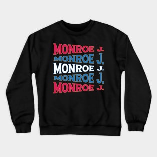 NATIONAL TEXT ART USA MONROE Crewneck Sweatshirt